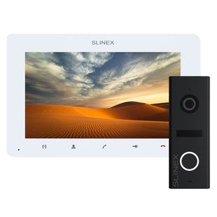 Slinex ML-17HD(Black) + SM-07MHD(White) Комплект&nbsp;відеодомофону 99-00014495 фото