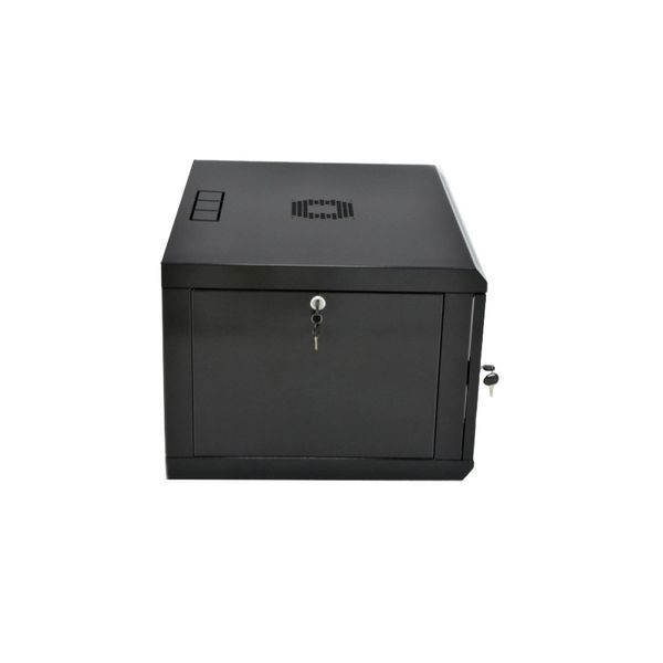 6U Шафа 19" , 600x500x373мм (Ш*Г*В), економ, акрилове скло, чорна 99-00006974 фото