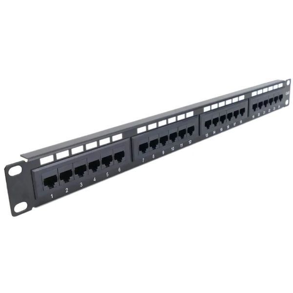 PP-KUTP24-NM Патч-панель 24-портова стійка 19", UTP кат. 5Е 99-00005771 фото