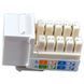 EPNew 6KTVM-U0WH Модуль KeyStone RJ45 UTP, кат. 6, 110, Slim, W &ndash; 16.6 мм, белый 99-00006931 фото 3