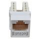 EPNew 6KTVM-U0WH Модуль KeyStone RJ45 UTP, кат. 6, 110, Slim, W &ndash; 16.6 мм, белый 99-00006931 фото 1
