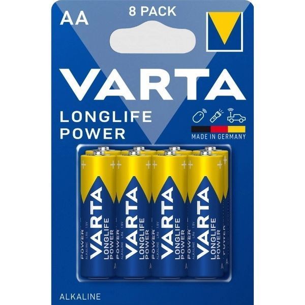 VARTA LONGLIFE POWER AA BLI 8 шт Батарейка 99-00011932 фото