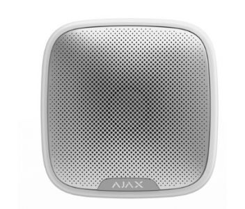 Ajax StreetSiren біла бездротова вулична сирена 99-00000781 фото