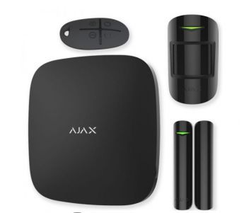 Ajax StarterKit чорний комплект бездротової сигналізації 99-00005255 фото
