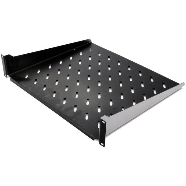 19" 2U 450мм Полка консольная черная 10000001676 фото