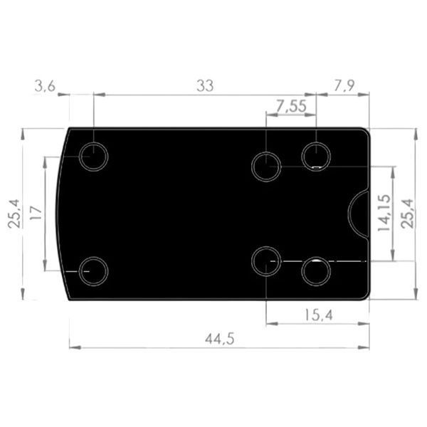Коліматорний приціл KONUS FISSION-MR Multi-Reticle 8400 фото