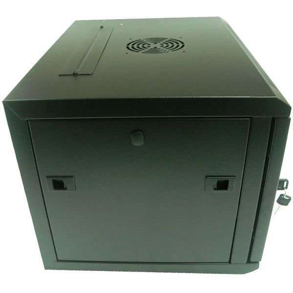 Hypernet WMNC-9U-FLAT-AC-BLACK Шкаф коммутационный настенный 9U 600x450 99-00010175 фото