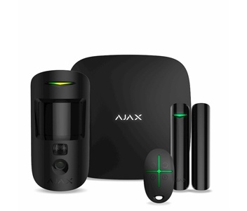 Ajax StarterKit Cam (чёрный) Комплект охоронної сигналізації 99-00002884 фото