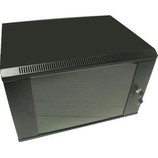 Hypernet WMNC66-9U-FLAT-AC-BLACK Шафа комутаційна настінна 9U 600x600 розбірна 99-00010181 фото