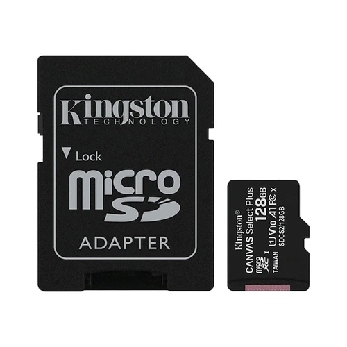 Kingston 128 Гб microSDXC U1 V10 A1 (SDCS2/128GBSP) Карта пам’яті 99-00010961 фото
