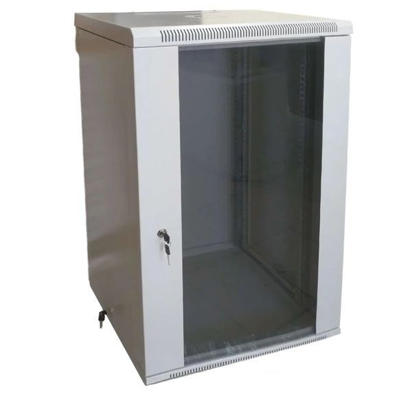 WMNC66-18U-FLAT Шафа 18U 600x600 мм Hypernet настінна розбірна 99-00008844 фото