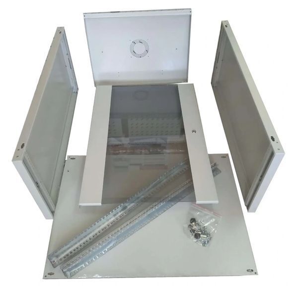 WMNC66-18U-FLAT Шафа 18U 600x600 мм Hypernet настінна розбірна 99-00008844 фото
