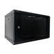 Hypernet WMNC-6U-FLAT-AC-BLACK Шафа коммутаційна настінна 6U 600x450 розбірна 99-00010182 фото 1