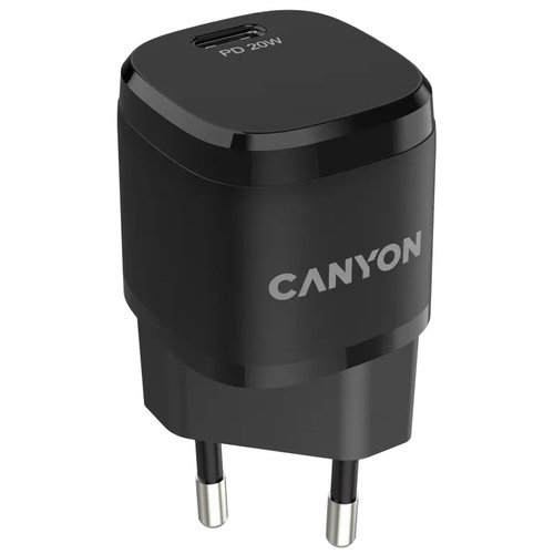 Canyon H-08 black (PD 20W) Мережевий зарядний пристрiй 99-00012594 фото