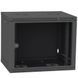 IPCOM 9U 600x600 Шкаф телекоммуникационный двери стекло (черный) 99-00017739 фото 1