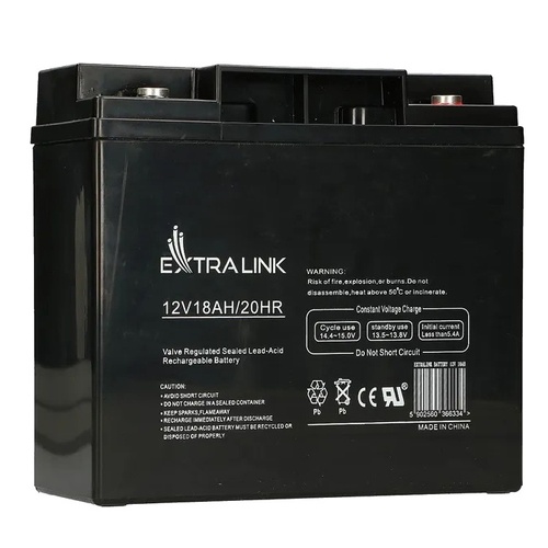 Extralink AGM 12V 18 Ah Акумулятор 99-00012227 фото