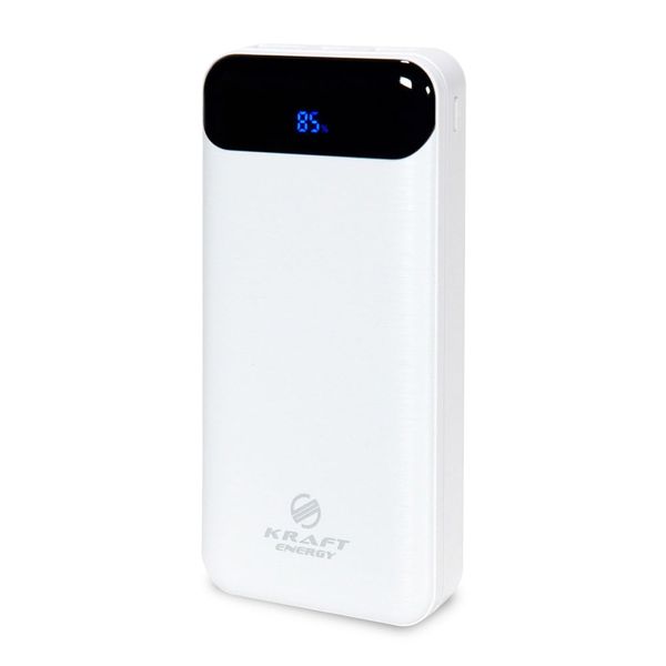 Повербанк 10000mAh Power Bank Kraft TPB-2010 White 22.5W QC3.0 43-00046 фото