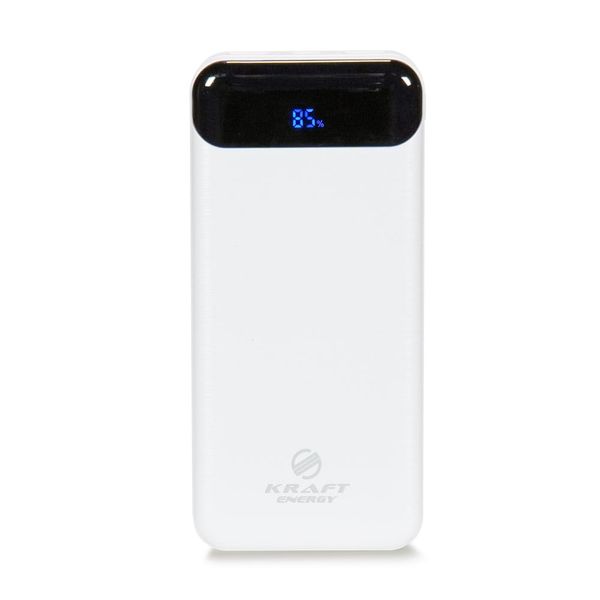 Повербанк 10000mAh Power Bank Kraft TPB-2010 White 22.5W QC3.0 43-00046 фото