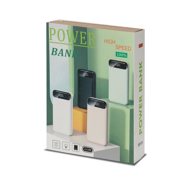 Повербанк 10000mAh Power Bank Kraft TPB-2010 White 22.5W QC3.0 43-00046 фото