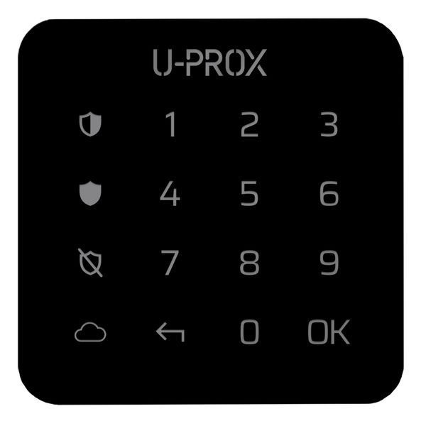 U-Prox Keypad G1 Black Беспроводная сенсорная клавиатура для одной группы 99-00013657 фото