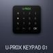 U-Prox Keypad G1 Black Беспроводная сенсорная клавиатура для одной группы 99-00013657 фото 3