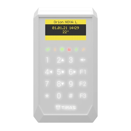 Tiras K-PAD OLED (white) Сенсорная OLED клавиатура Тирас 99-00009501 фото