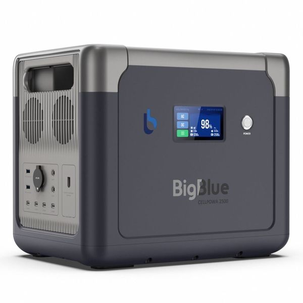 Портативна зарядна станція BigBlue CP2500 2500W 1843Wh 42-00105 фото