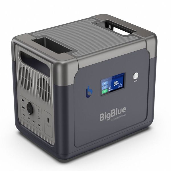 Портативна зарядна станція BigBlue CP2500 2500W 1843Wh 42-00105 фото