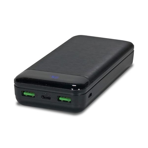 Повербанк 20000mAh Power Bank Kraft KPB-2020FC Black 22.5W QC3.0 43-00094 фото