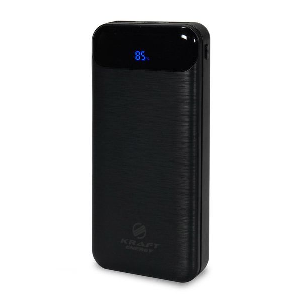 Повербанк 20000mAh Power Bank Kraft KPB-2020FC Black 22.5W QC3.0 43-00094 фото