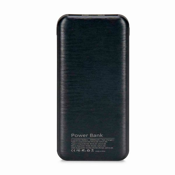 Повербанк 20000mAh Power Bank Kraft KPB-2020FC Black 22.5W QC3.0 43-00094 фото