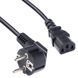 С13-CEE 7/7 Шнур питания 1.8м, 0.75мм2, Kingda 99-00009772 фото 1