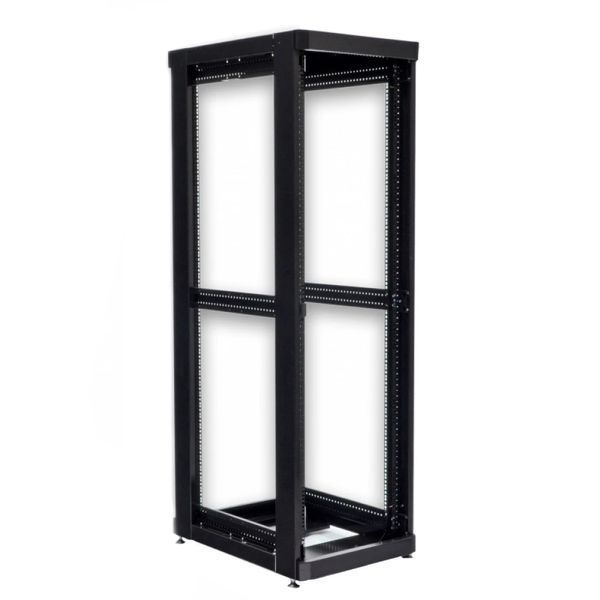 UA-MGSE4268MPB Шафа 19" 42U, 610х865 мм (Ш*Г), посилена, перфоровані двері (66%), чорна 99-00008102 фото