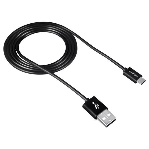 Canyon&nbsp;UM-1B&nbsp;black&nbsp;(Micro&nbsp;USB&nbsp;-&nbsp;USB&nbsp;2.0)&nbsp;1м Кабель 99-00012601 фото