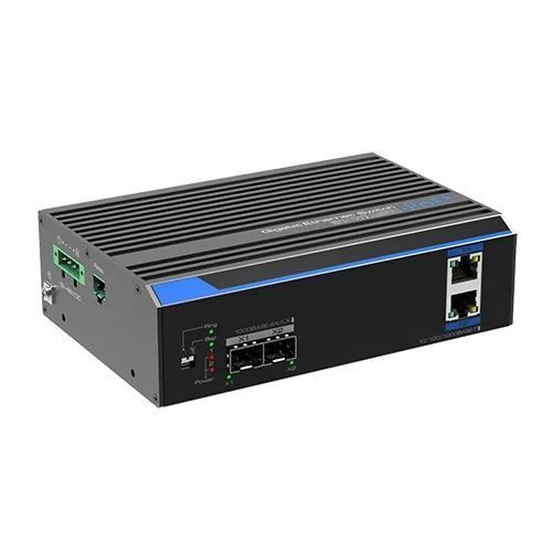 UTP7202GE-POE Промисловий 2-портовий некерований комутатор Gigabit+2*SFP (12-48 В) 99-00008153 фото
