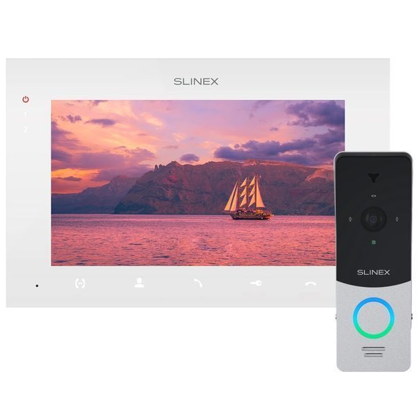 Slinex ML-20HD(Black)+SQ-07MTHD(White) Комплект&nbsp;відеодомофону 99-00014498 фото