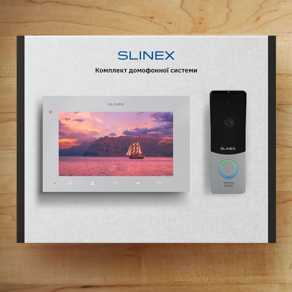 Slinex ML-20HD(Black)+SQ-07MTHD(White) Комплект&nbsp;відеодомофону 99-00014498 фото