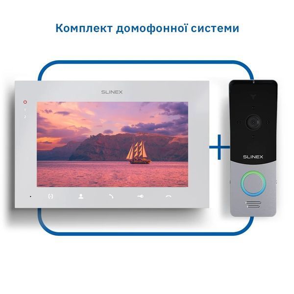 Slinex ML-20HD(Black)+SQ-07MTHD(White) Комплект&nbsp;відеодомофону 99-00014498 фото