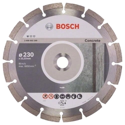 Bosch 230x22.23, 10 шт (2608603243) Алмазний відрізний круг по бетону 99-00014201 фото