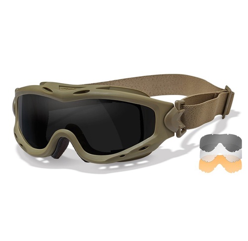 Wiley X SPEAR Dual Сірі/Прозорі/Помаранчеві лінзи Захисні балістичні окуляри  99-00010712 фото