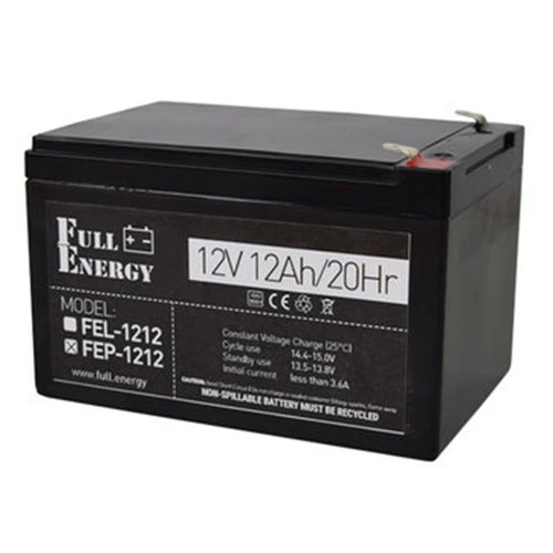 Full Energy FEP-1212 Акумулятор 12В 12 Аг для ДБЖ 99-00006752 фото