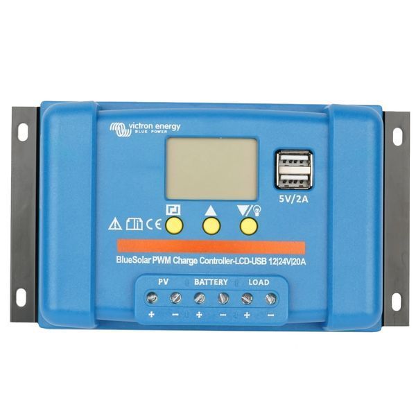Victron Energy BlueSolar PWM-LCD&USB 12/24V-20A(20A, 12/24В) Контроллер заряда 99-00010925 фото