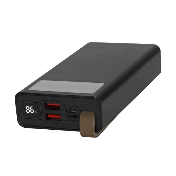 Повербанк 20000mAh Power Bank Kraft KPB-2320FCL Black 22.5W QC3.0 LED-ліхтар 43-00082 фото