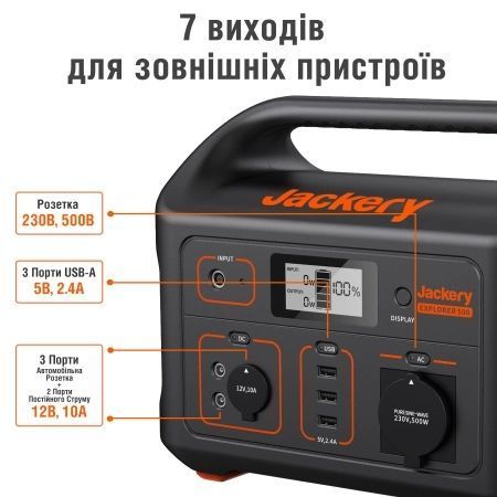 Jackery Explorer 500EU Зарядная станция 99-00011704 фото