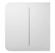 Ajax SideButton&nbsp;(2-gang)&nbsp;for&nbsp;LightSwitch&nbsp;white Бічна кнопка для двоклавішного вимикача 99-00012958 фото 1