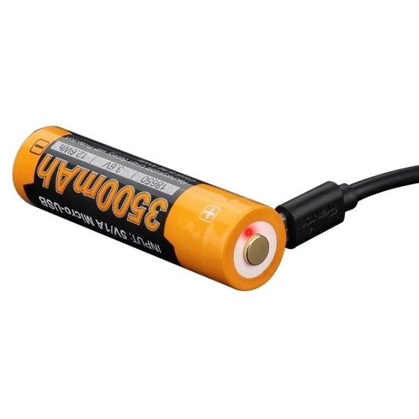 Fenix ARB-L18-3500U Акумулятор 18650 3500 mAh micro usb зарядка 99-00011813 фото