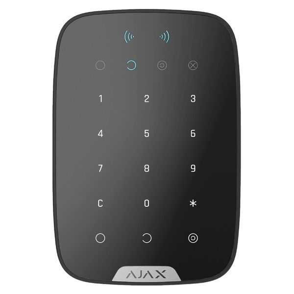 Ajax Keypad S Plus (8PD) black Беспроводная клавиатура с поддержкой защищенных карт и брелок 99-00014680 фото