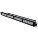 L&W ELECTRONICAL LW-PP74 Патч-панель 19" 24xRJ-45 UTP, кат. 6a, із заднім організатором з пластиковими шторками, LW 99-00006946 фото 2