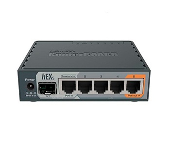 MikroTik hEX S (RB760iGS) 5-портовий маршрутизатор 99-00001065 фото