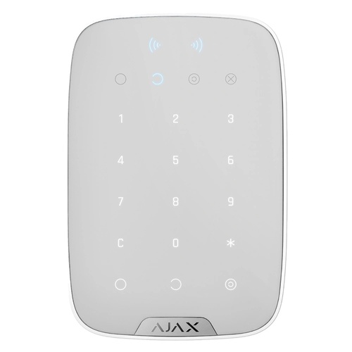 Ajax Keypad S Plus (8PD) white Бездротова клавіатура з підтримкою захищених карток і брелоків 99-00014681 фото